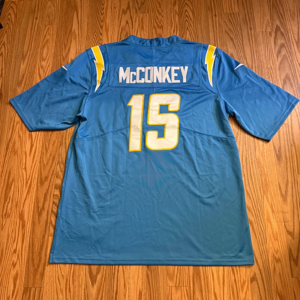 Ladd McConkey Los Angeles Chargers NFL Stitched Powder Blue Men’s Jersey L